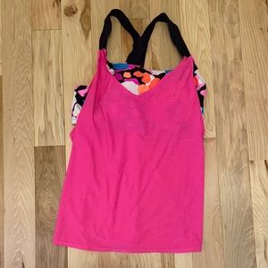 Vibrant Pink Women's swim tankini